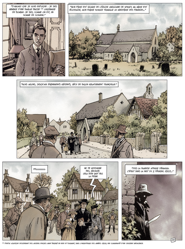 Conan Doyle tome 1 Anspach planche