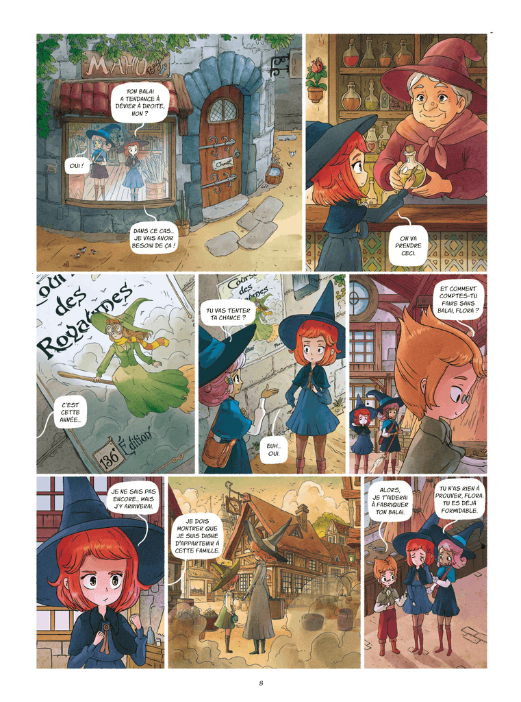 Flora & la Plume d'or tome 1 Jungle planche 8