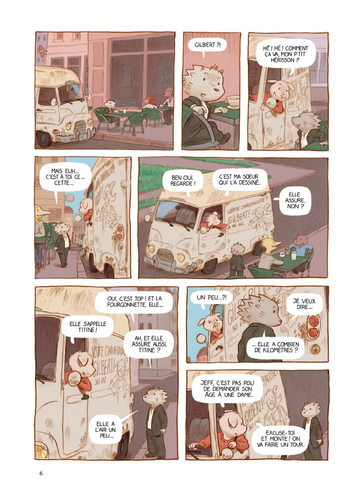 Jefferson fait de son mieux Gallimard Bande Dessinée p6