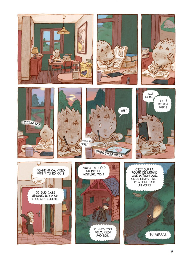 Jefferson fait de son mieux Gallimard Bande Dessinée p9