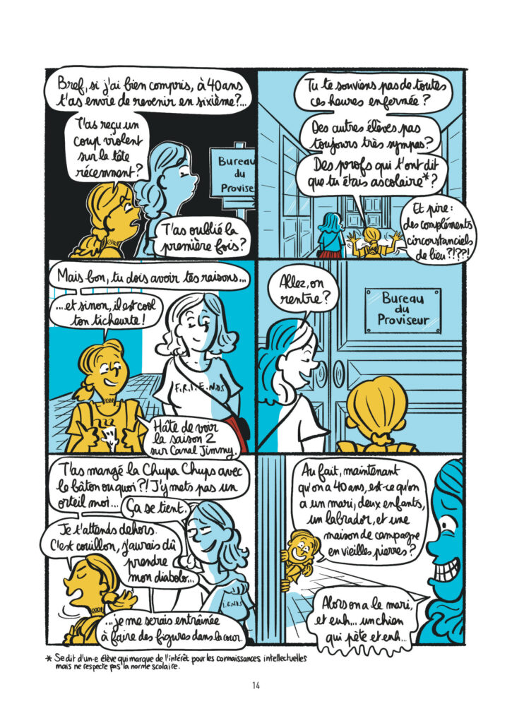 40 ans toujours en sixième Dargaud / Charivari p14