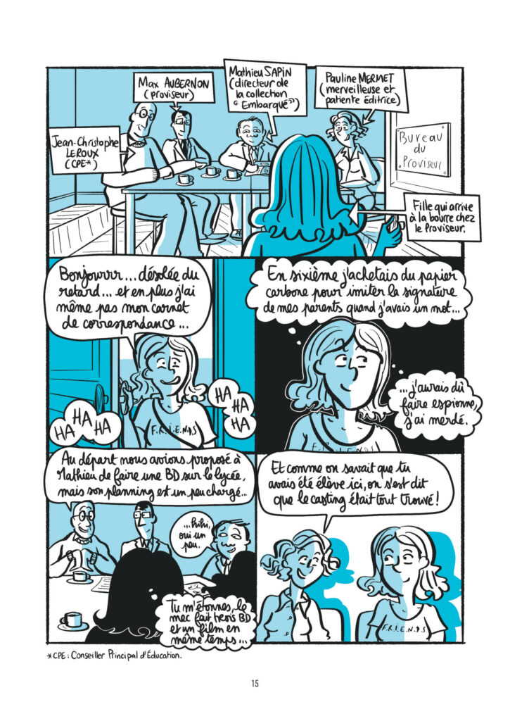 40 ans toujours en sixième Dargaud / Charivari p15