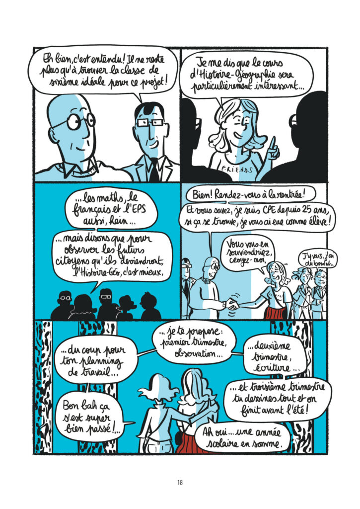 40 ans toujours en sixième Dargaud / Charivari p18