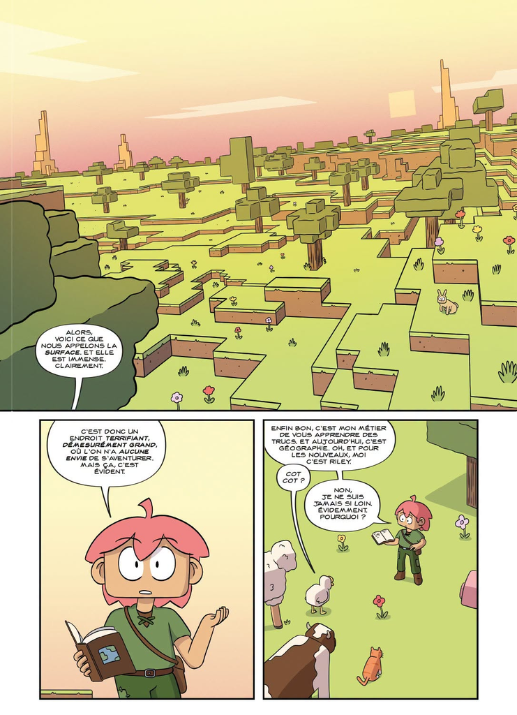 Éditions Panini Comics Minecraft, Chasse au désordre tome 1 planche
