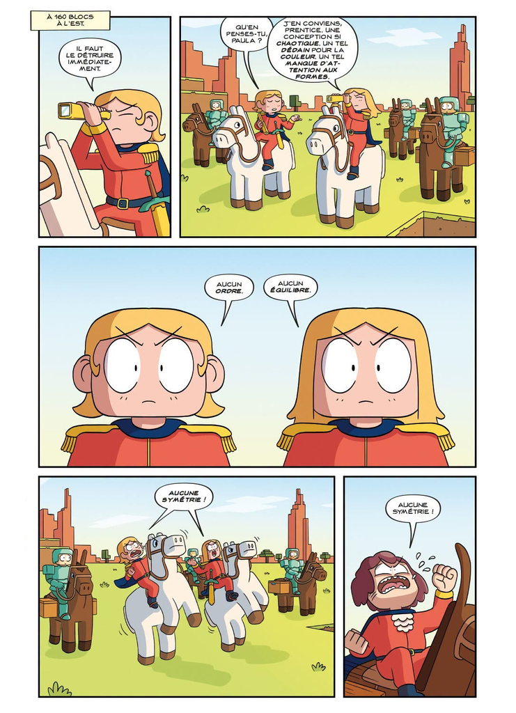 Éditions Panini Comics Minecraft, Chasse au désordre tome 1 planche