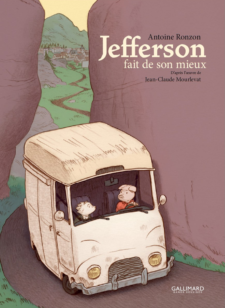 Jefferson fait de son mieux Gallimard Bande Dessinée couverture