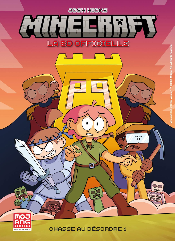 Éditions Panini Comics Minecraft, Chasse au désordre tome 1 couverture