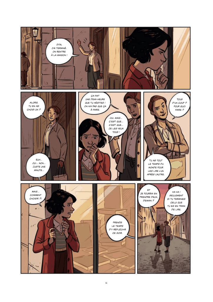 La Bibliothécaire d'Auschwitz Rue de Sèvres planche 11