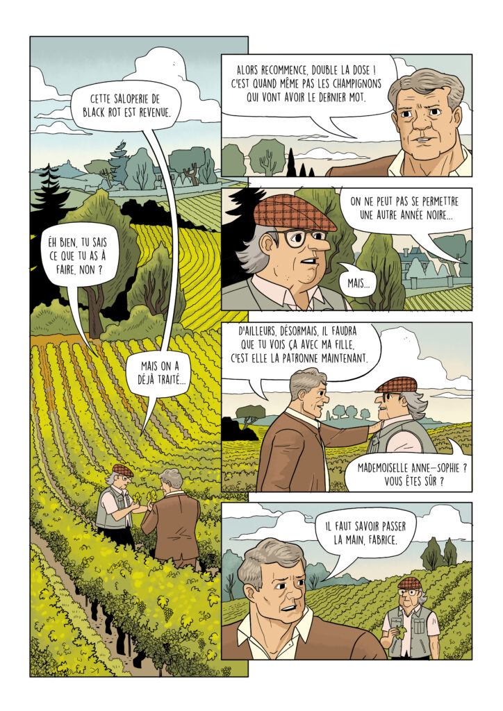 Vendanges toxiques Tana éditions planche