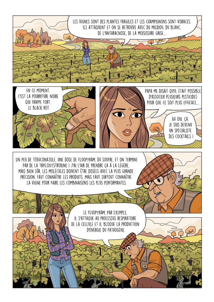 Vendanges toxiques Tana éditions planche