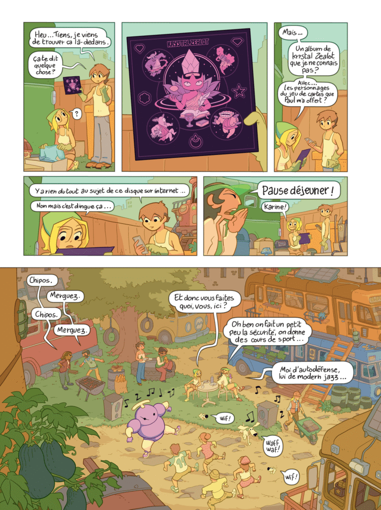 Lou ! Sonata 3 Glénat planche
