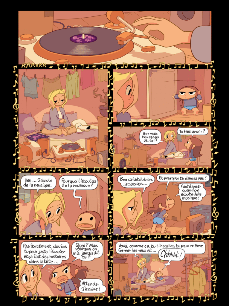 Lou ! Sonata 3 Glénat planche