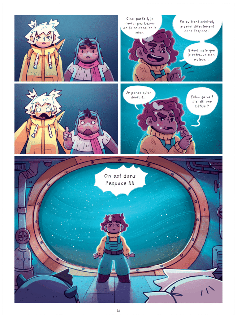 Ce qui se cache derrière les étoiles Glénat p61