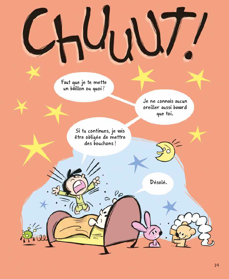 Mon oreiller n'arrête pas de parler ! La Bagnole p19