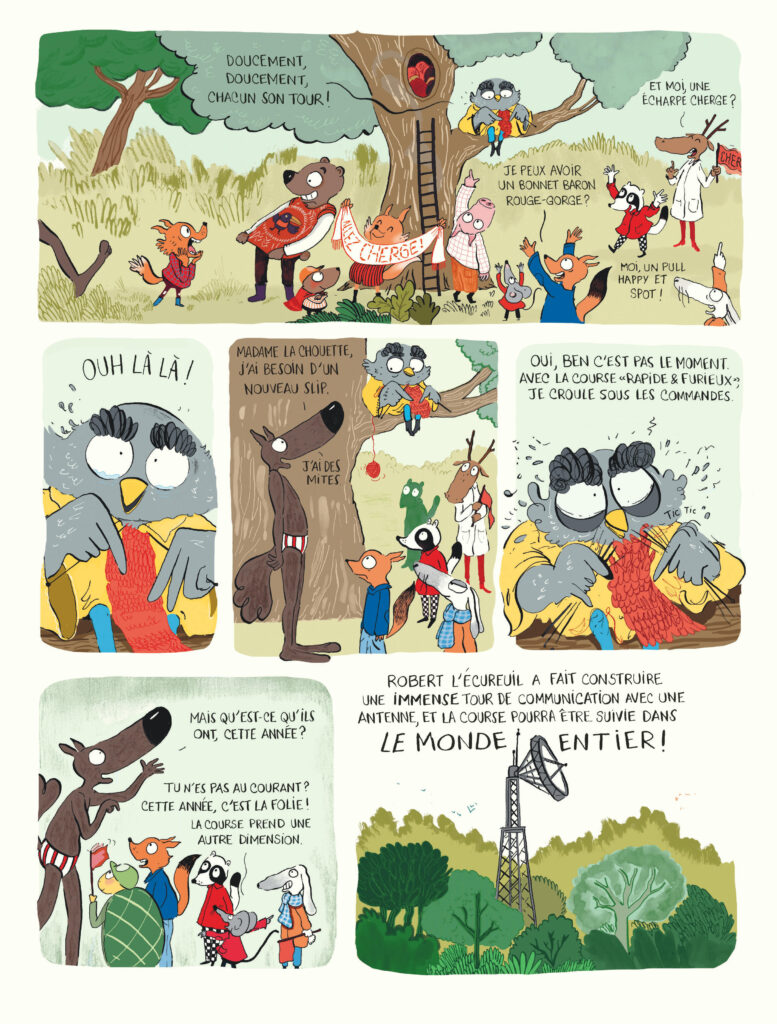Le loup en slip Dargaud planche