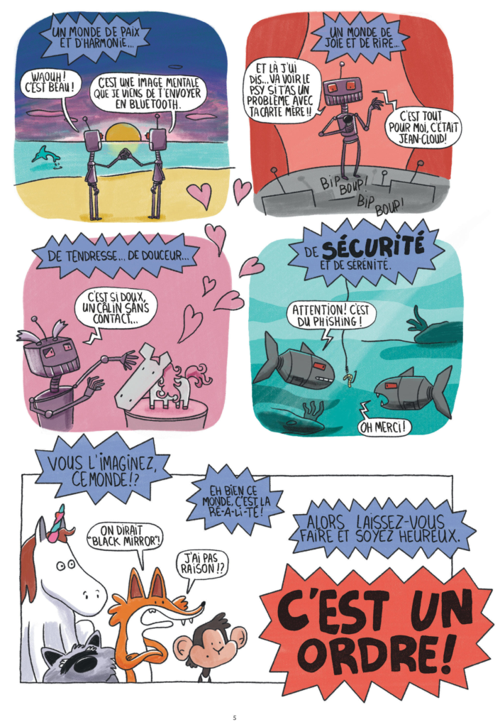 La révolte avec précédent Dargaud planche 5
