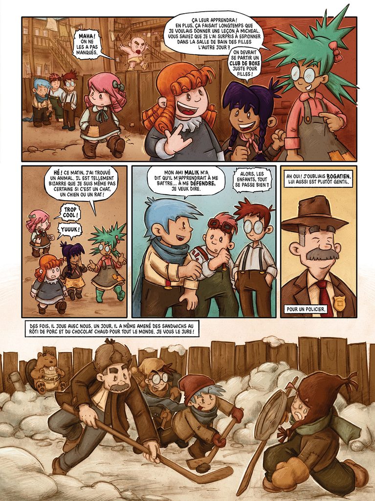 La bande à Charlot Éditions Presses Aventure planche